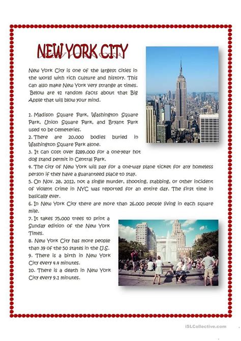 New York City summary .